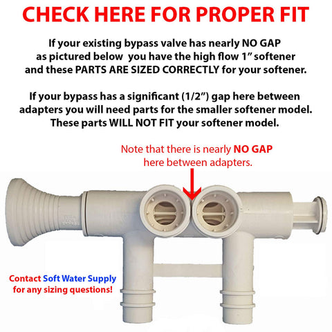 Soft Water Supply two adapters image2, versatile fit for many brands.