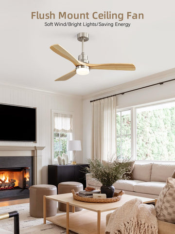 Sofucor energy-efficient ceiling fan reduces electricity use without sacrificing airflow.