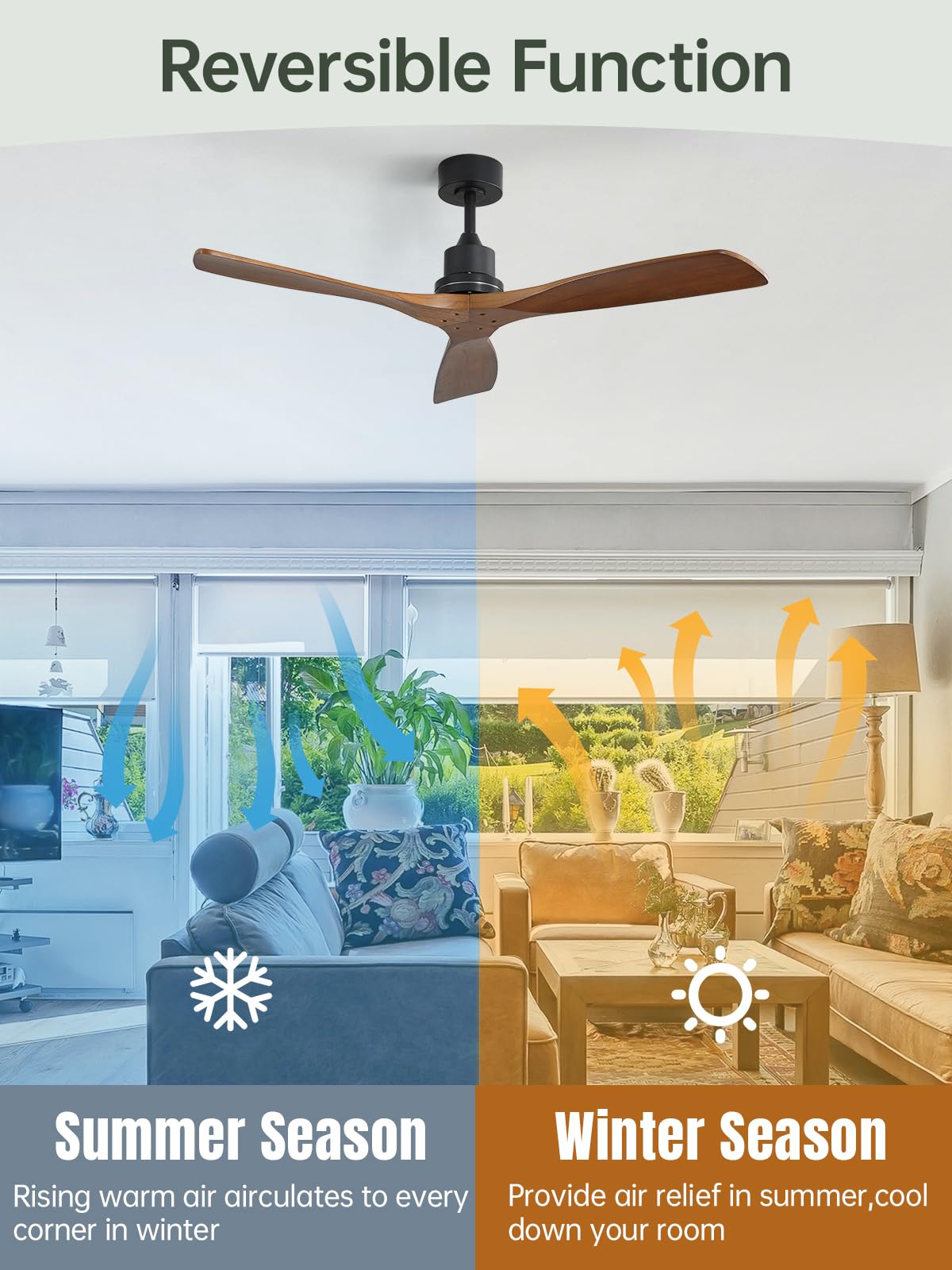Sofucor modern wood finish complements farmhouse interiors.