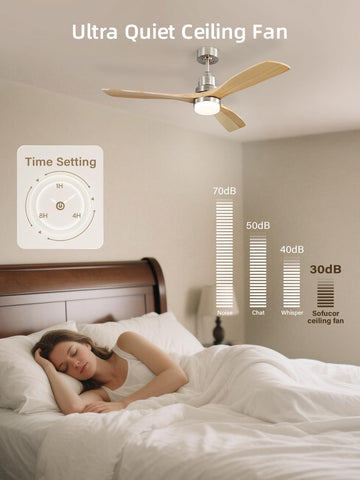 Sofucor quiet DC motor delivers near-silent performance for bedrooms.
