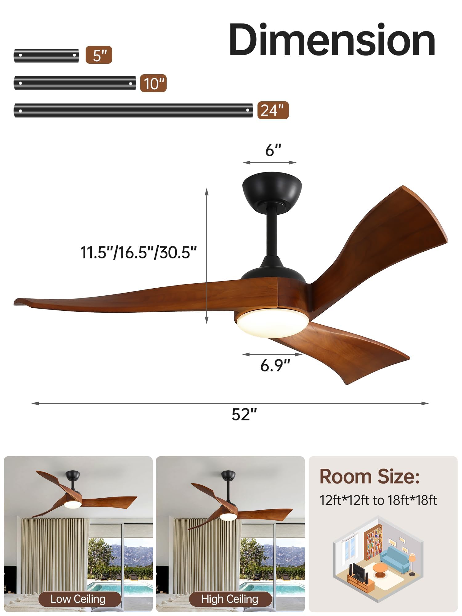 Sofucor slope mount up to 15 degrees for angled ceilings.