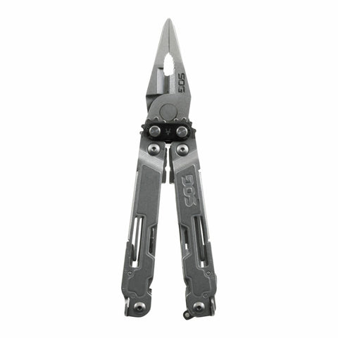 SOG PowerAccess Deluxe opens cans and bottles quickly in the field.