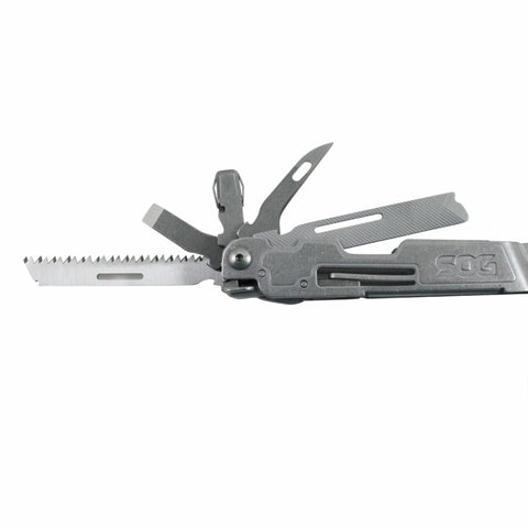 SOG PowerAccess Deluxe 1/4-inch driver with hex bits for versatility.