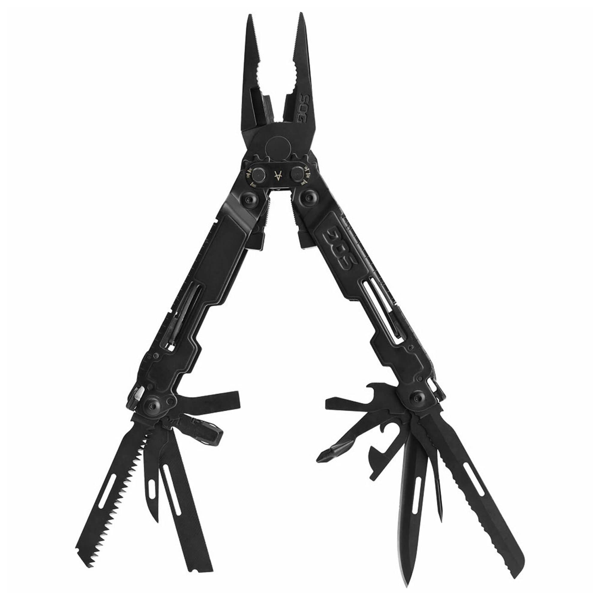 SOG PowerAccess Deluxe with two knife blades for versatile field tasks