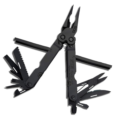 SOG PowerLock multitool with pliers ready for heavy-duty tasks in rugged conditions