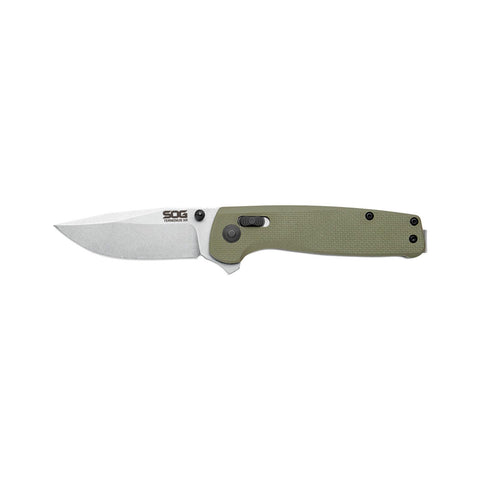 SOG Terminus XR G10 knife ambidextrous design enables easy access for both hands.
