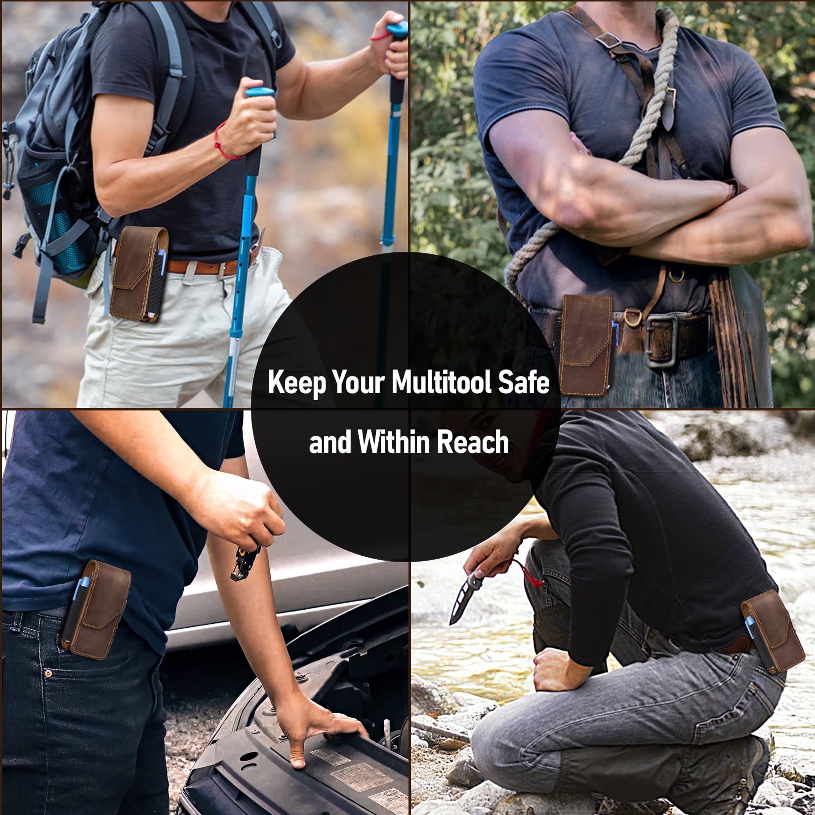 SOGCASE EDC belt holster supports daily carry and easy access