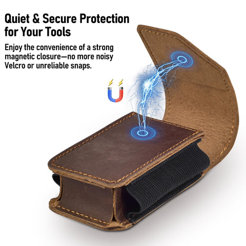 SOGCASE main pocket and elastic side pockets organize multitool and accessories