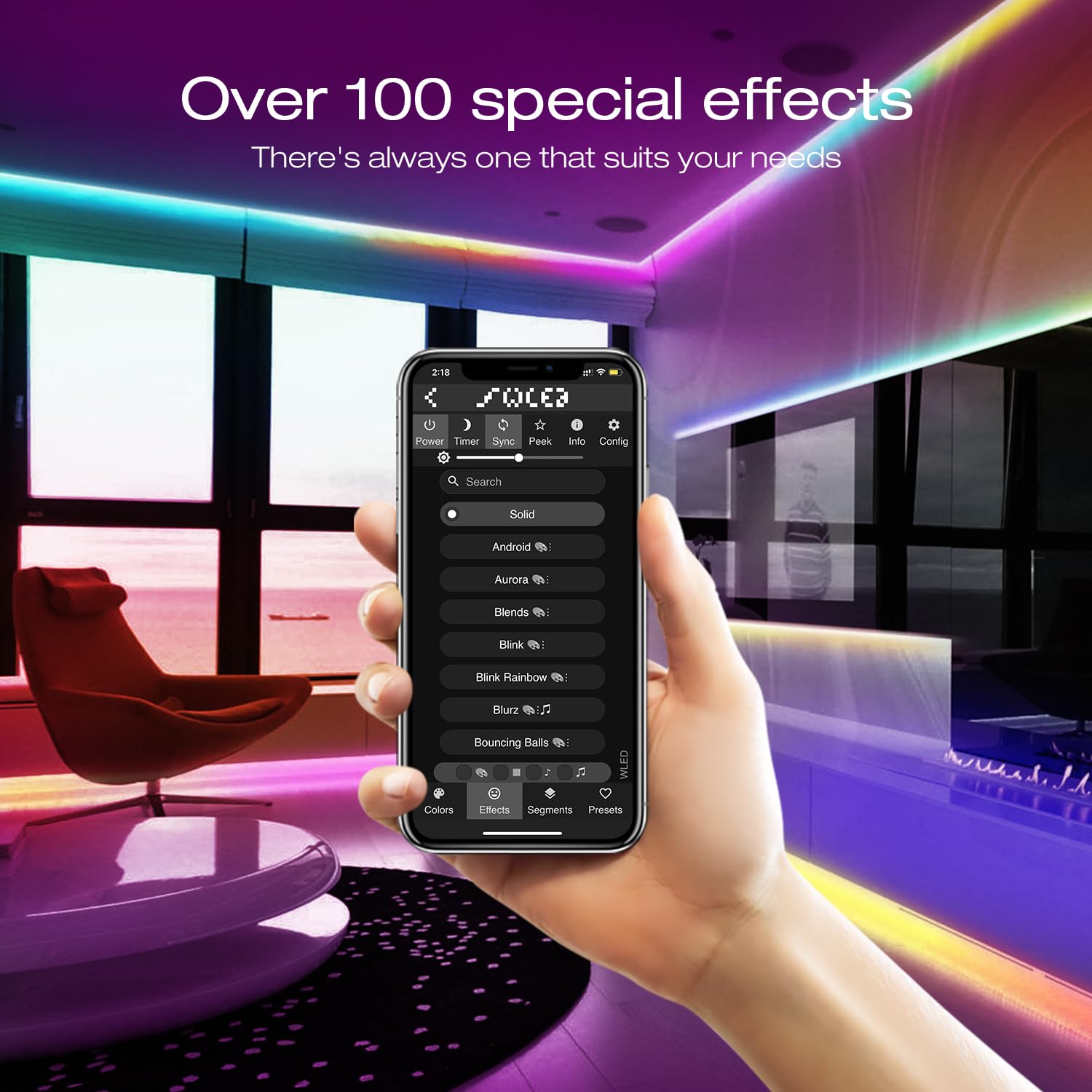 Sogledwow GLEDOPTO WLED ESP32 mini controller back panel for tidy wiring