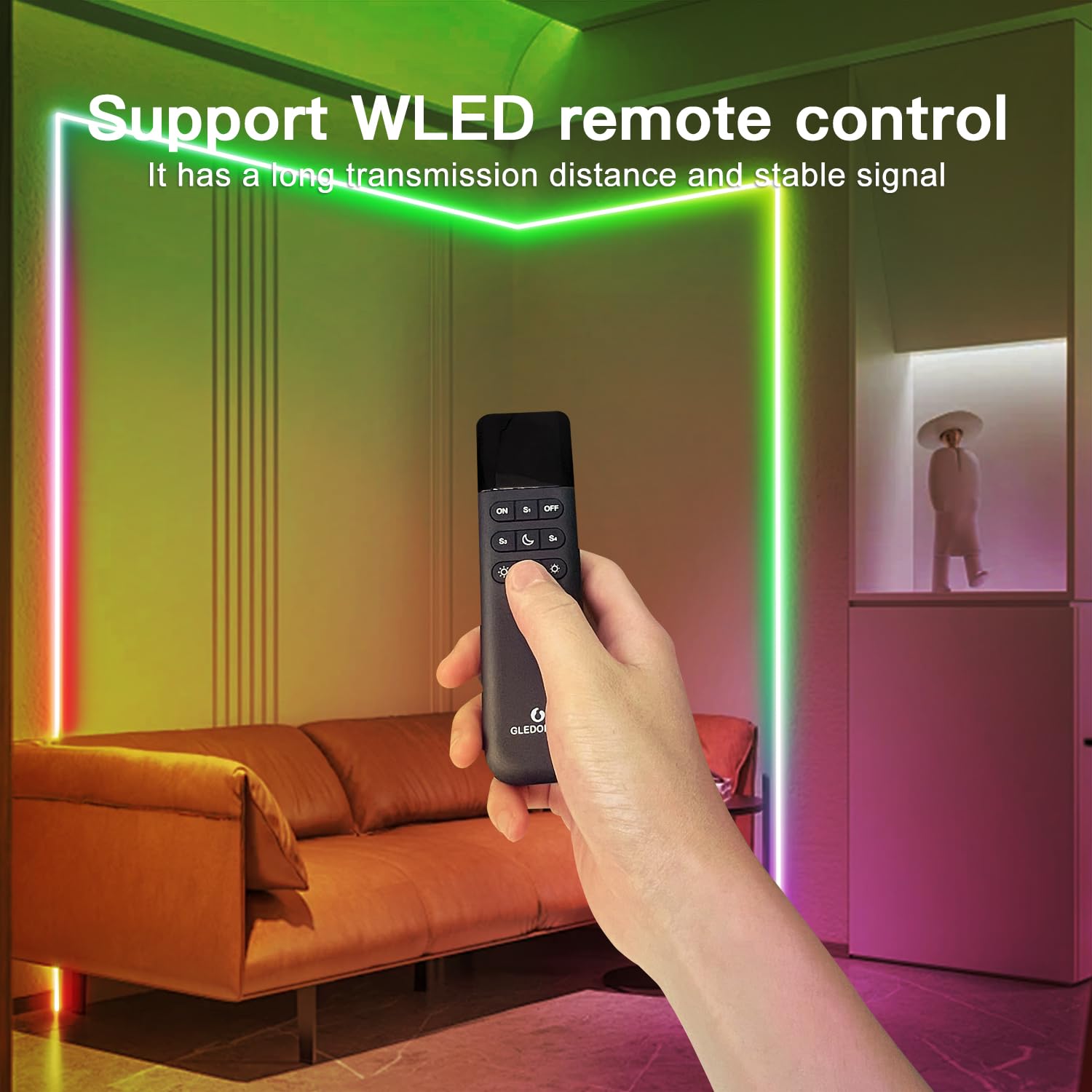 Sogledwow level shifter IC ensures stable signal transmission for addressable LEDs.