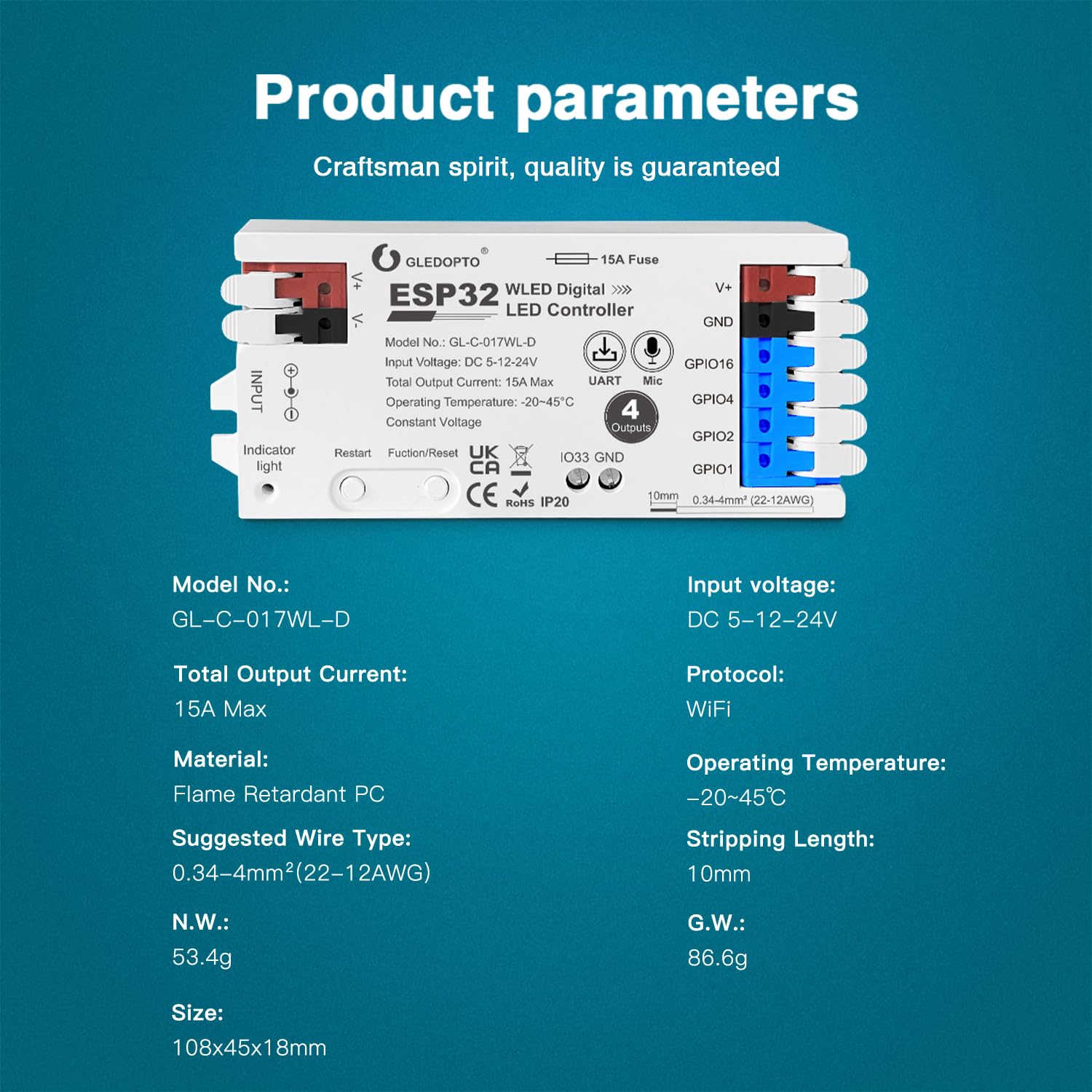 Sogledwow WAGO ports simplify wiring for DIY lighting projects.