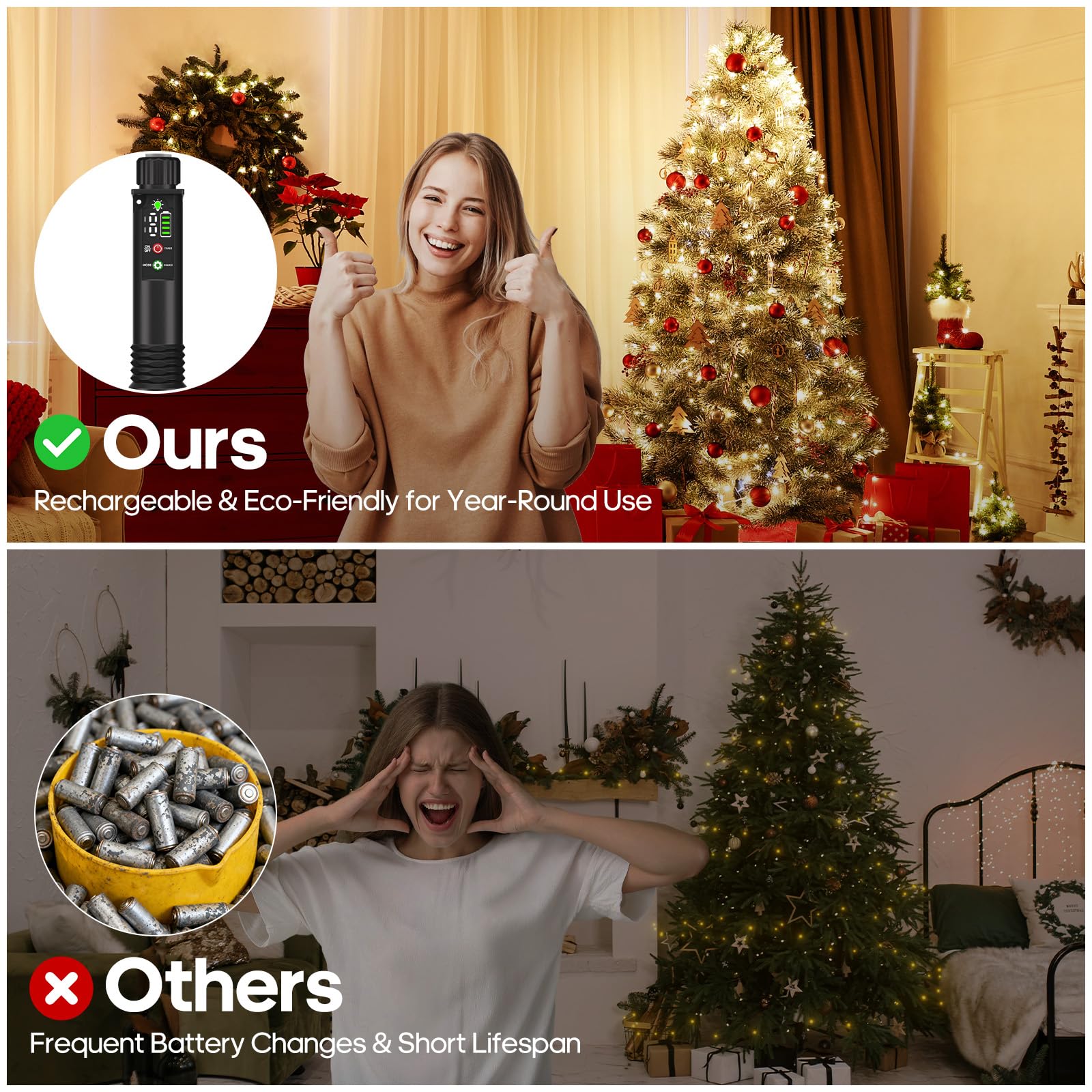 Soiarllt remote-controlled string lights enable quick on/off and mode changes.