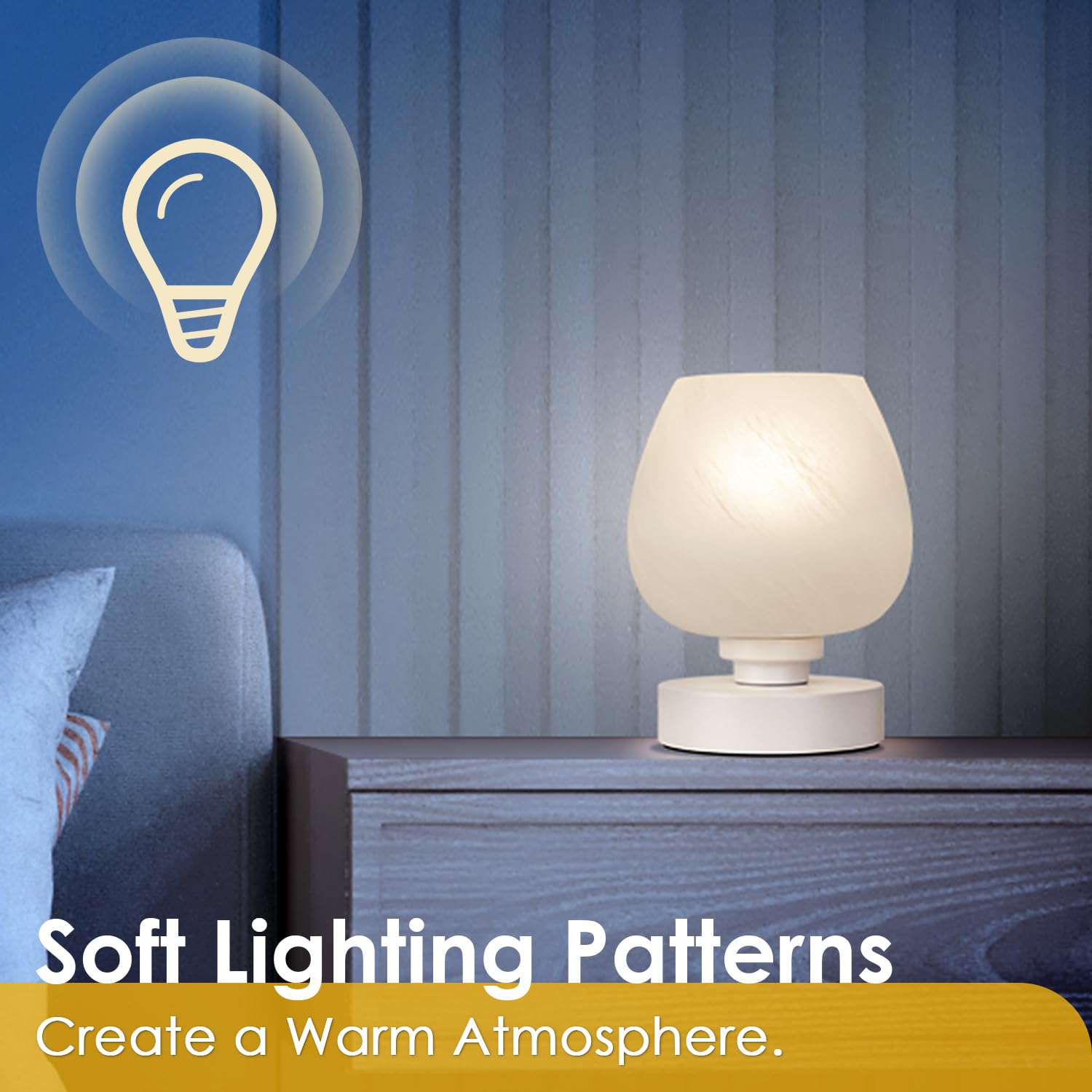 Soilsiu opal glass shade closeup highlighting elegant, diffuse warmth