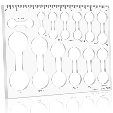 Soimuk router templates for wood inlay collection, precise and clear for decorative work.