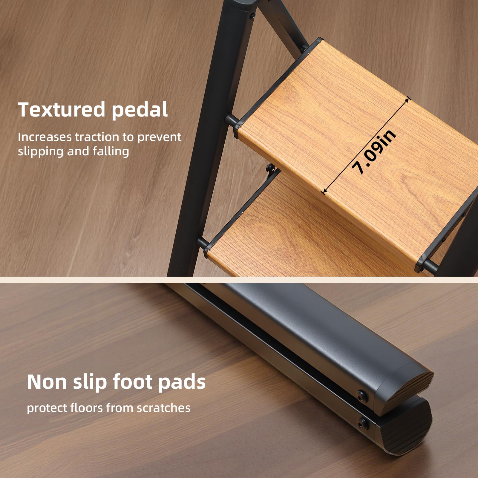 Soladder 3-step ladder ideal for kitchen cabinets and shelves
