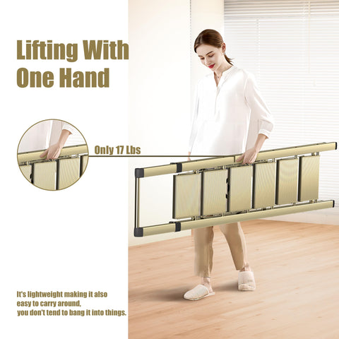 Soladder 6-step ladder anti-slip feet for secure placement on floors