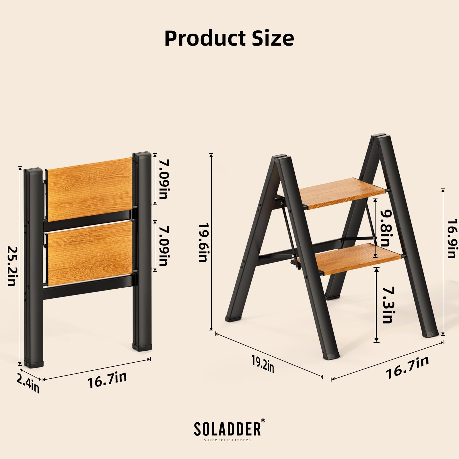 Soladder multipurpose use for plants, shelves, and displays