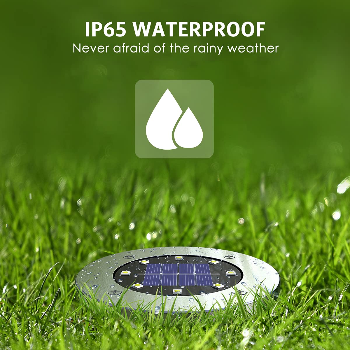 OULONGER deck light highlights steps with a durable waterproof shell.