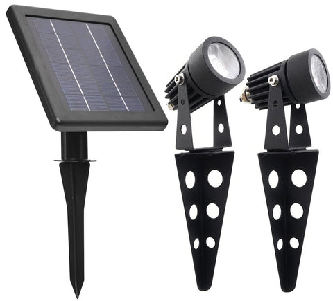 Solar Light Mart MINI 50X front view spotlight for outdoor illumination