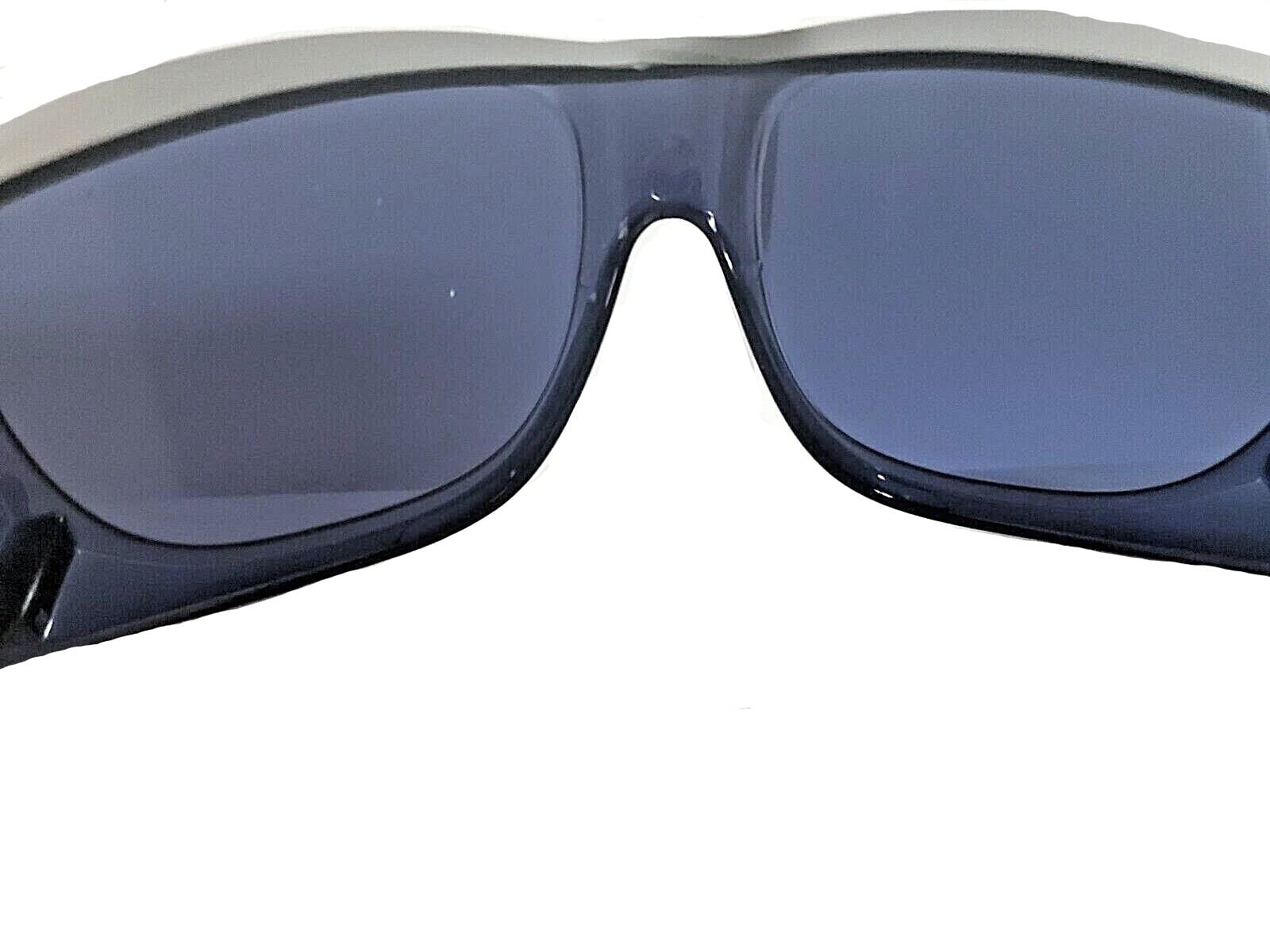 Solar Shield fits-over sunglasses with case demonstrating portability and protection.