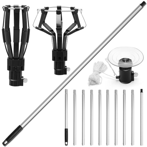 Solaradgy 12ft light bulb changer pole assembly for high ceiling access