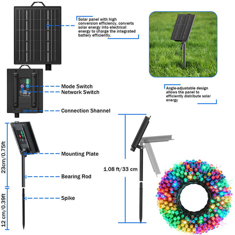 SOLARBABY easy installation and storage for holidays.
