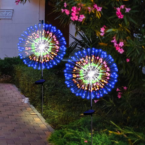 SolarEra yard fence and flower bed accent lights enhance outdoor borders.