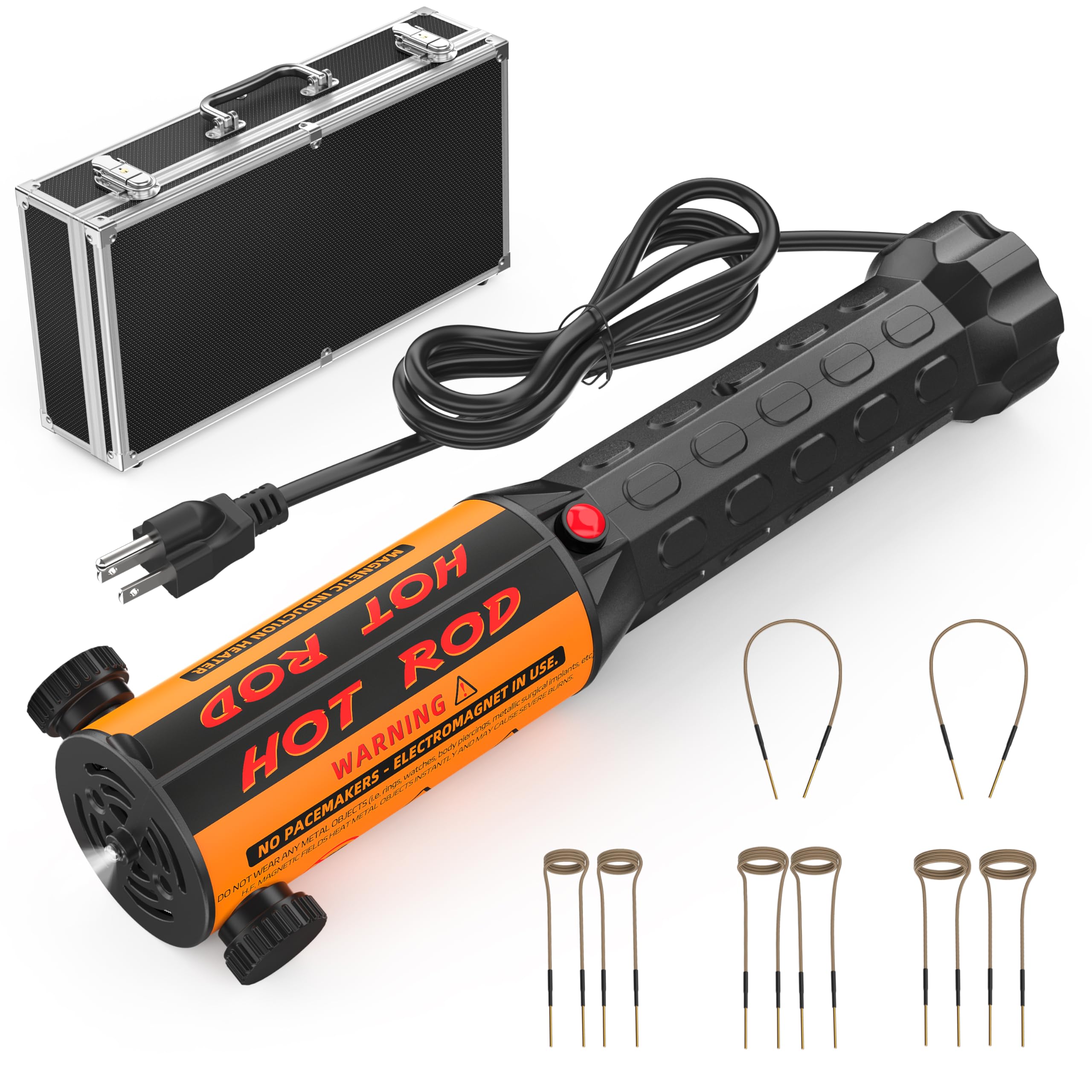 Solary Induction Bolt Heater Tool in automotive repairs demonstrates practical use