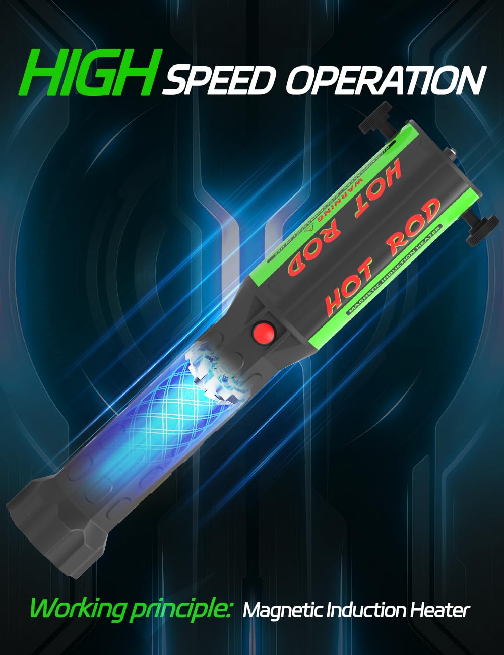 Solary induction heater kit cooling system protects components during operation