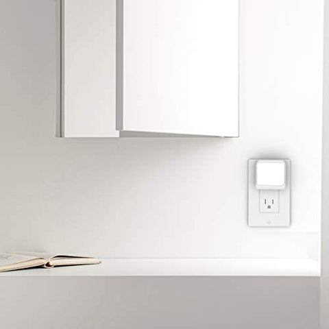 Solatec switch-less night light remains unobtrusive while lighting your space.