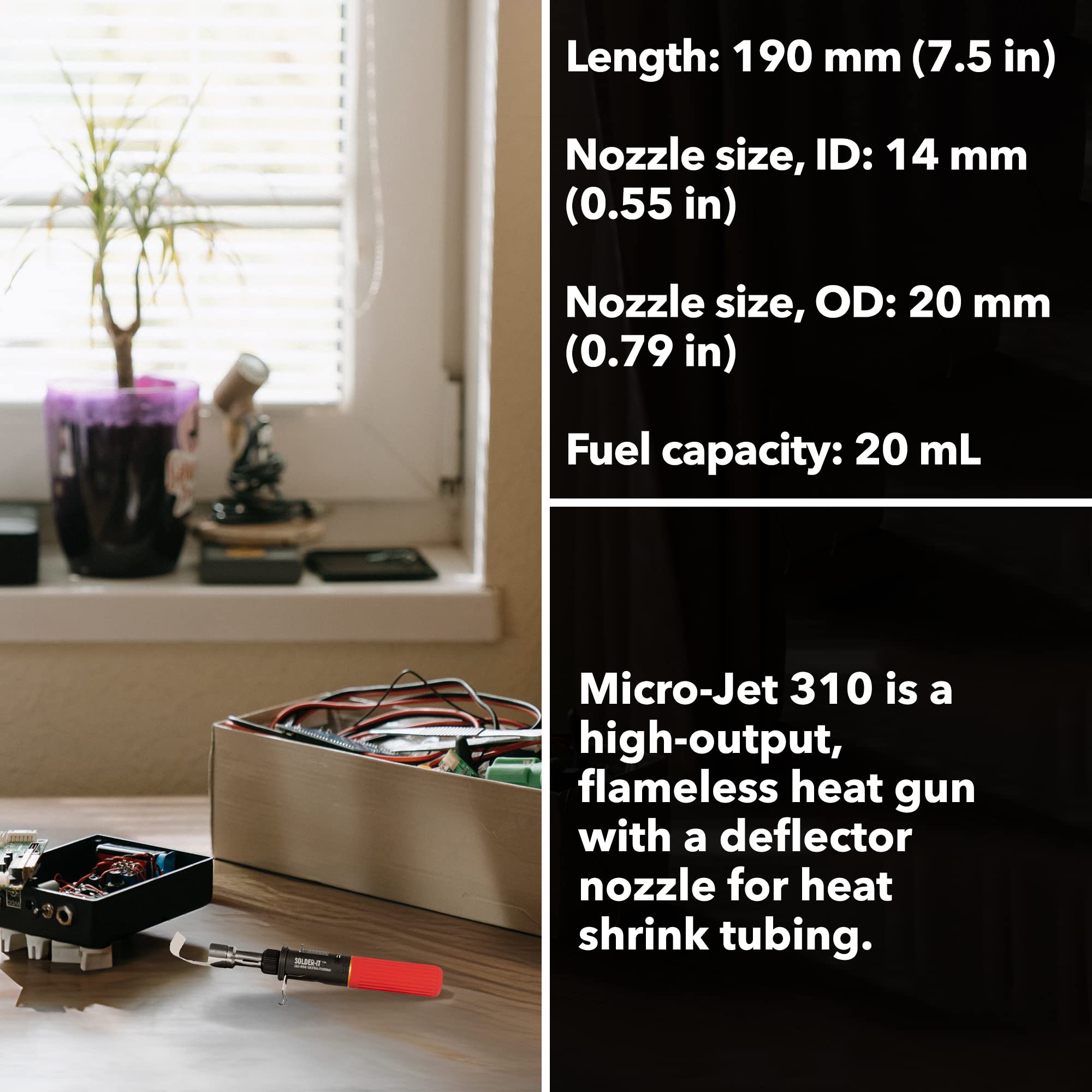 Solder-It Red Ultra Therm compact setup ideal for workshop crafts