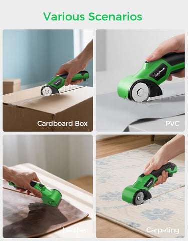 Soleilwear Cardboard Cutter 2000 mAh battery for long cordless use