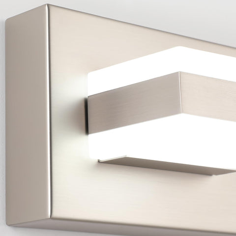 SOLFART modern vanity lighting with clean lines enhances small spaces.