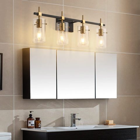 SOLFART over-mirror light adds chic ambiance to hallways or powder rooms