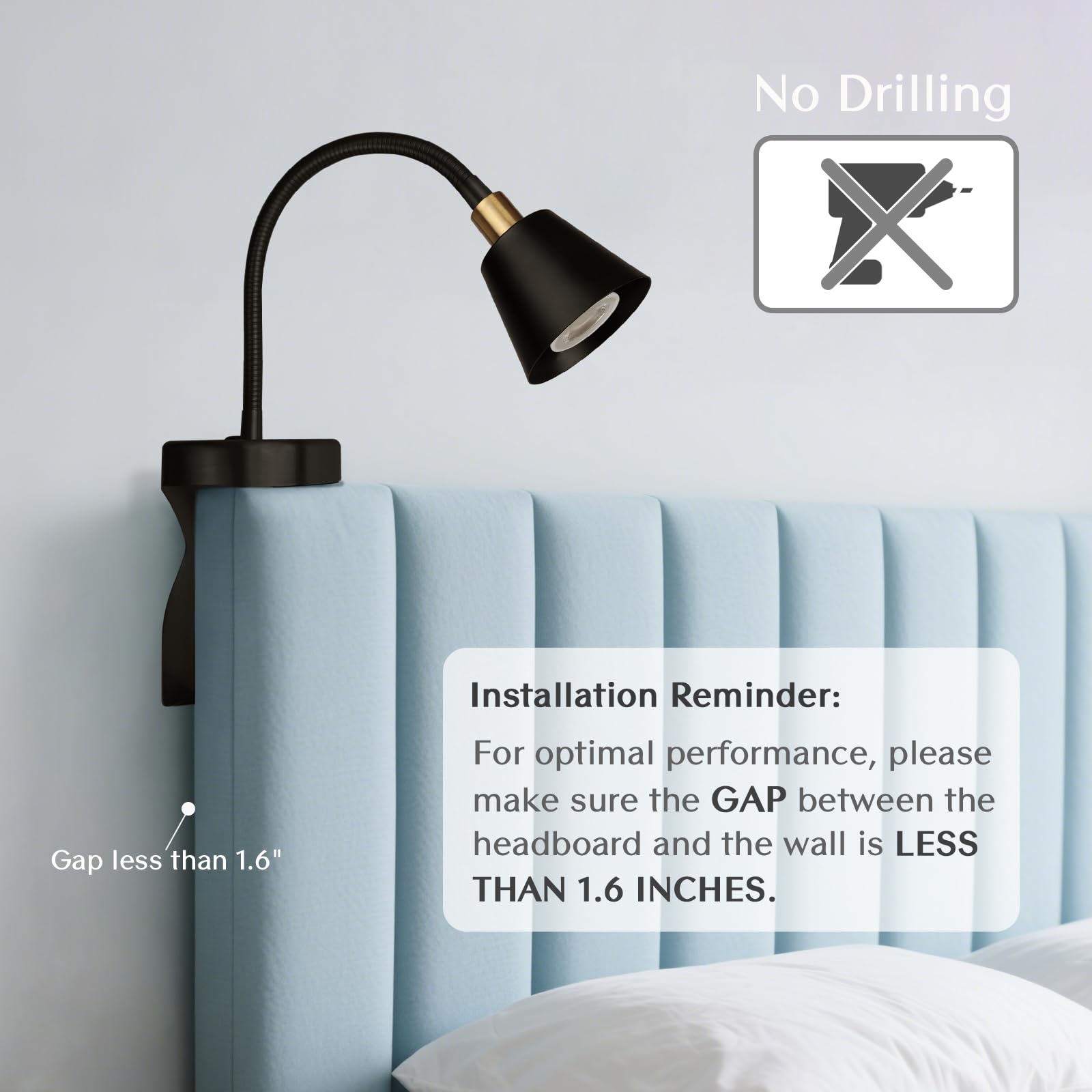 Solfres dimmable bed light lets you tailor brightness for comfort