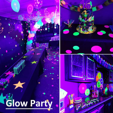 Solhice body art glow is ideal for neon art and stage setups