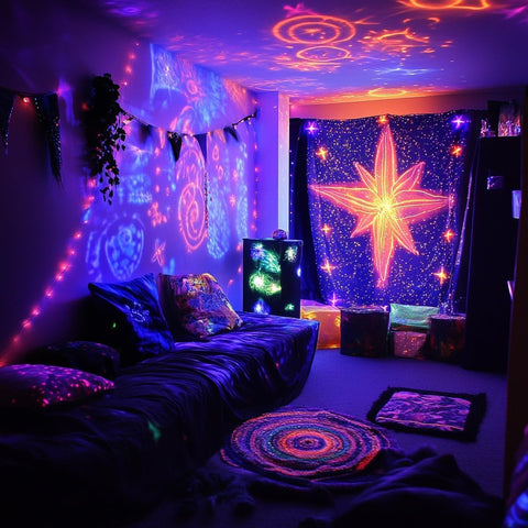 Solhice indoor decor lights create a cozy bedroom or party ambiance