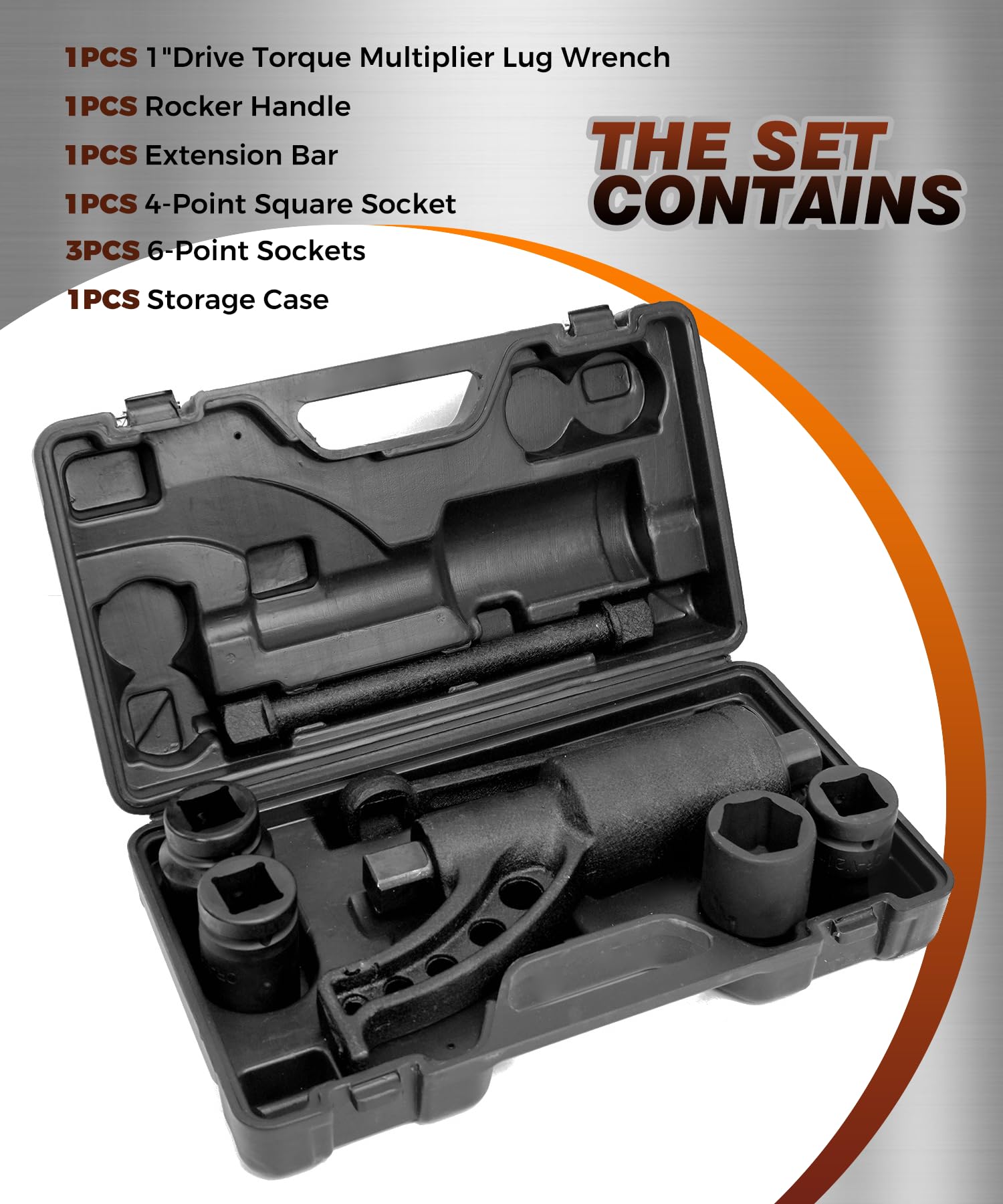 Solid As Mountain 1 inch drive torque multiplier ready for removing stubborn lug nuts