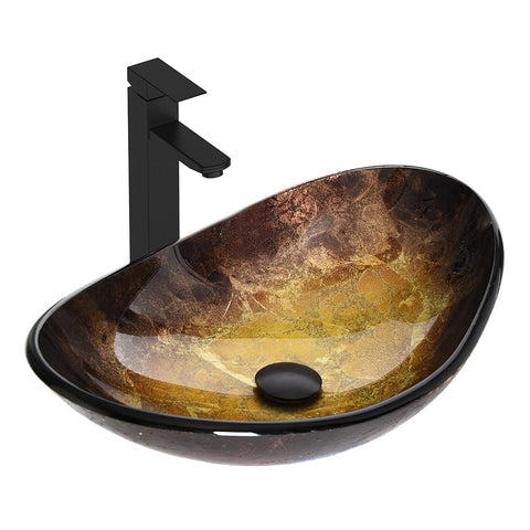 SOLIDEE boat-shaped sink side view for modern bathrooms