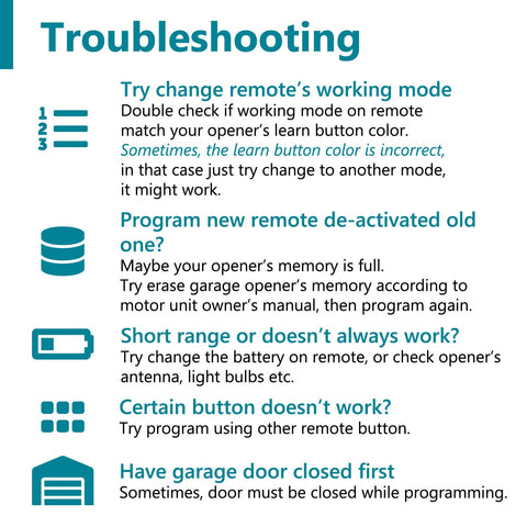 Solidremote in-use scene showing two remotes controlling two garage doors.