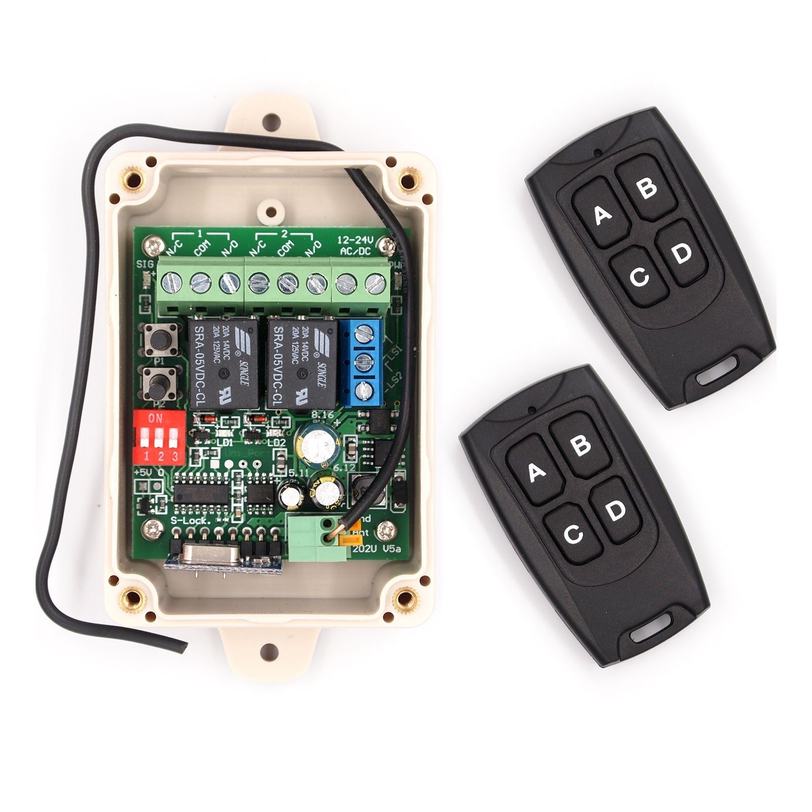 Solidremote Secure remote fob with rolling code for reliable door and gate control.