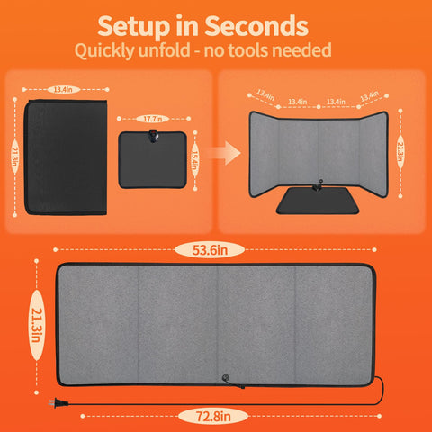 SoliSnug energy-efficient design maintains steady warmth with low power use
