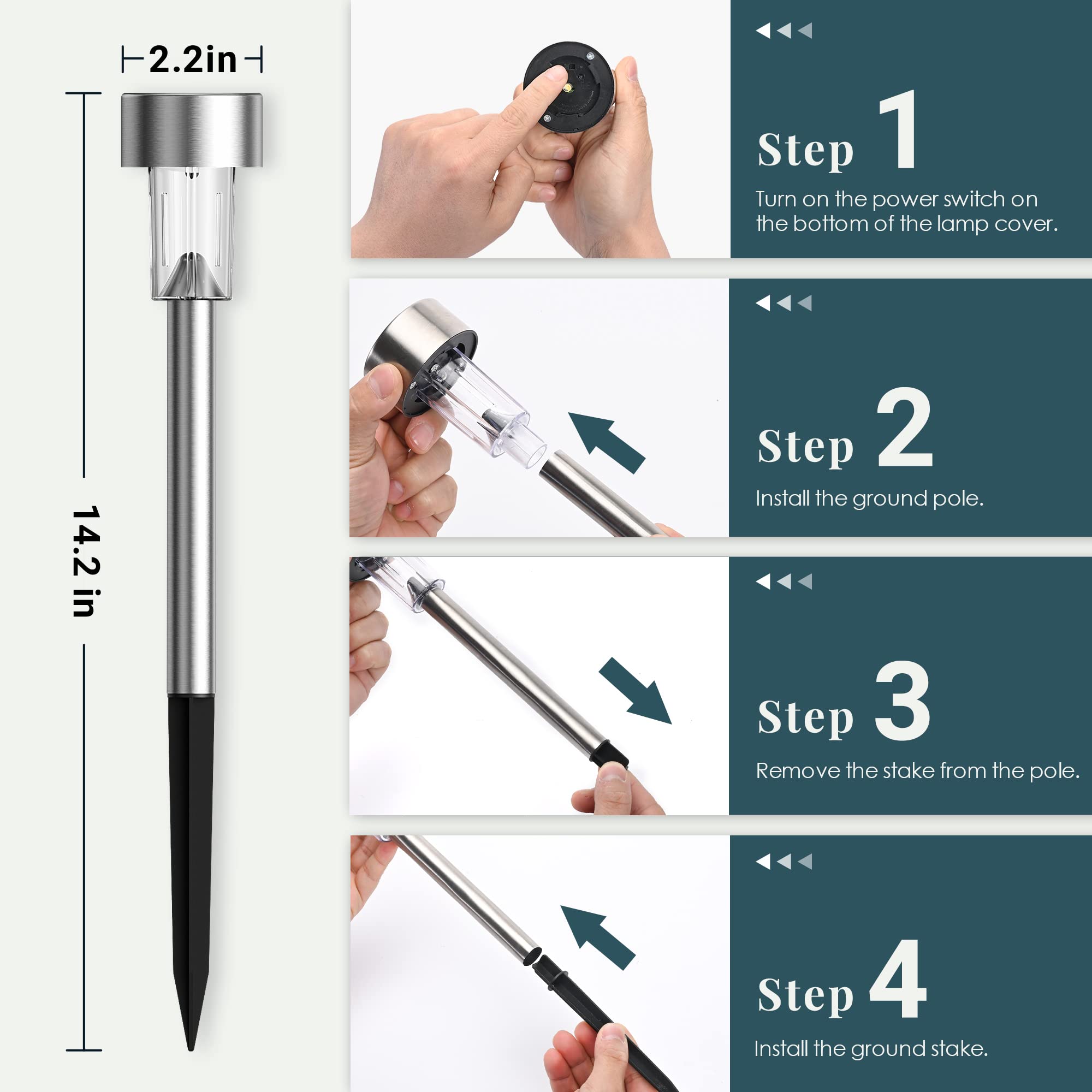 SOLPEX 16-pack outdoor light set for broad area coverage and atmosphere.