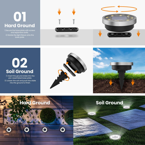 Solpex easy-install solar light for secure deck or fence mounting.