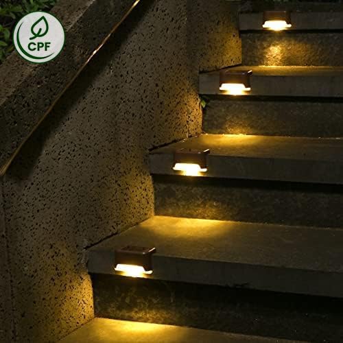 SOLPEX fence light creates ambient warmth for evening yard ambience.