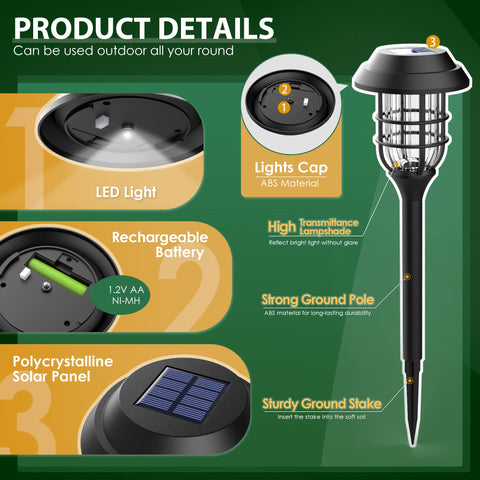 SOLPEX solar garden lights with IP44 weatherproof protection for all seasons