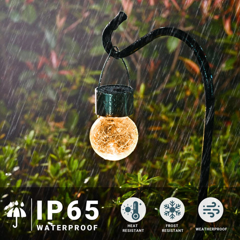 SOLPEX IP65 waterproof outdoor light withstands rain and snow for year-round use.