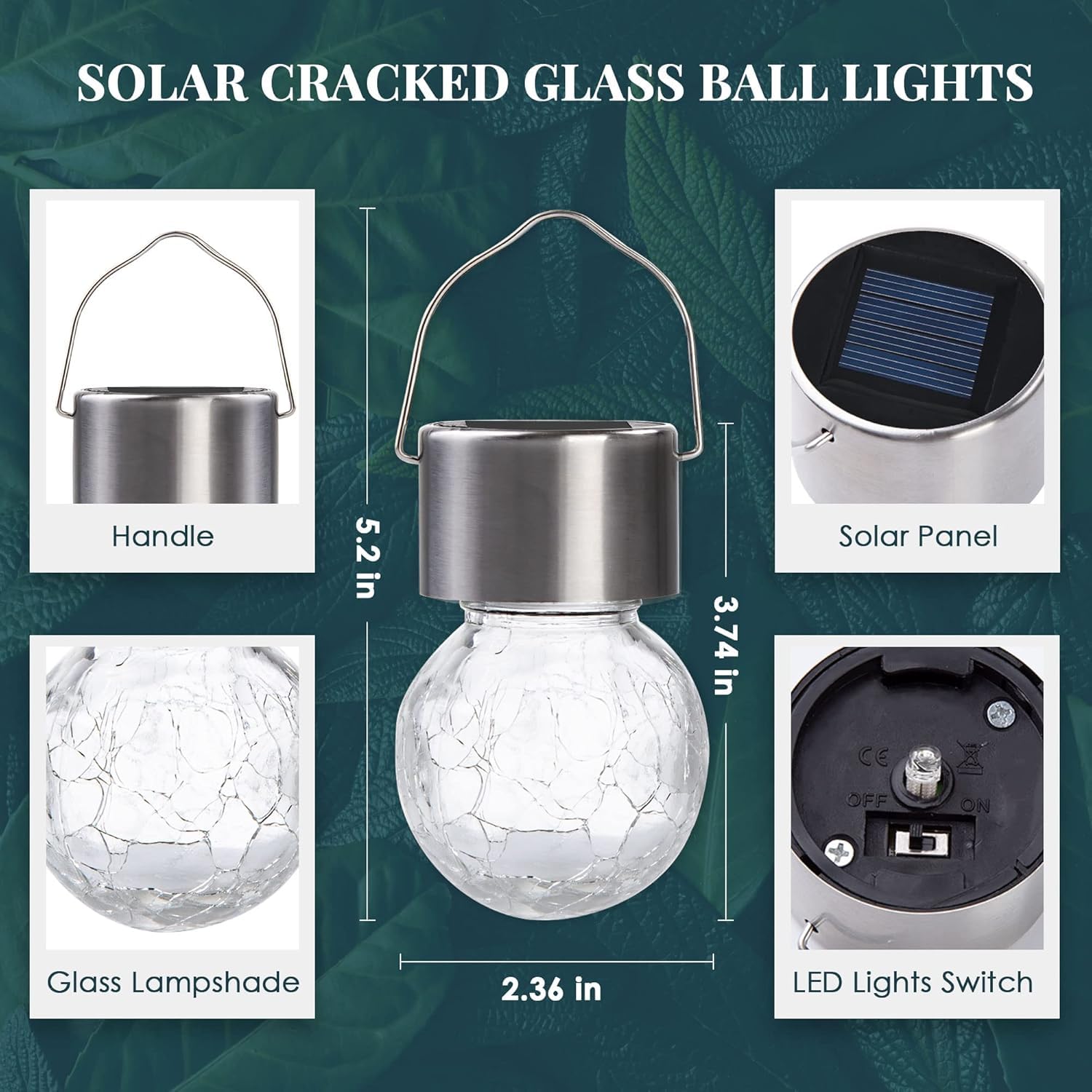 SOLPEX IP65 waterproof globe light withstands rain and snow for durability