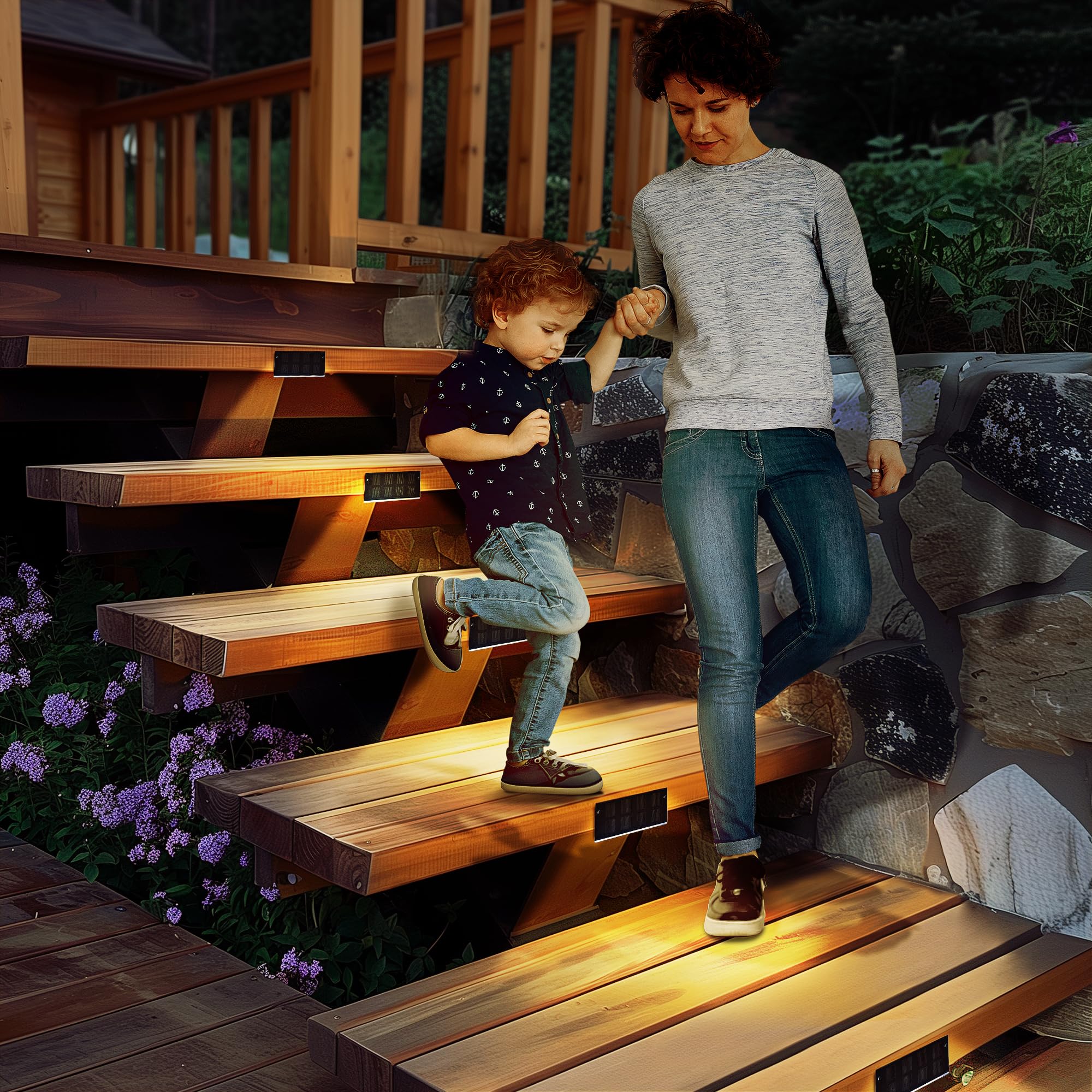SOLPEX durable ABS housing resists weather in a sleek outdoor fixture