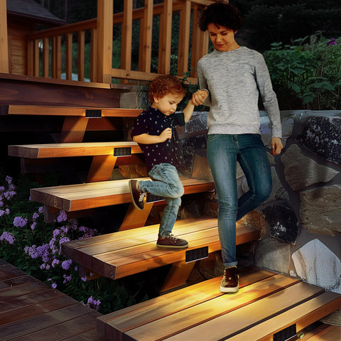 SOLPEX durable ABS housing resists weather in a sleek outdoor fixture